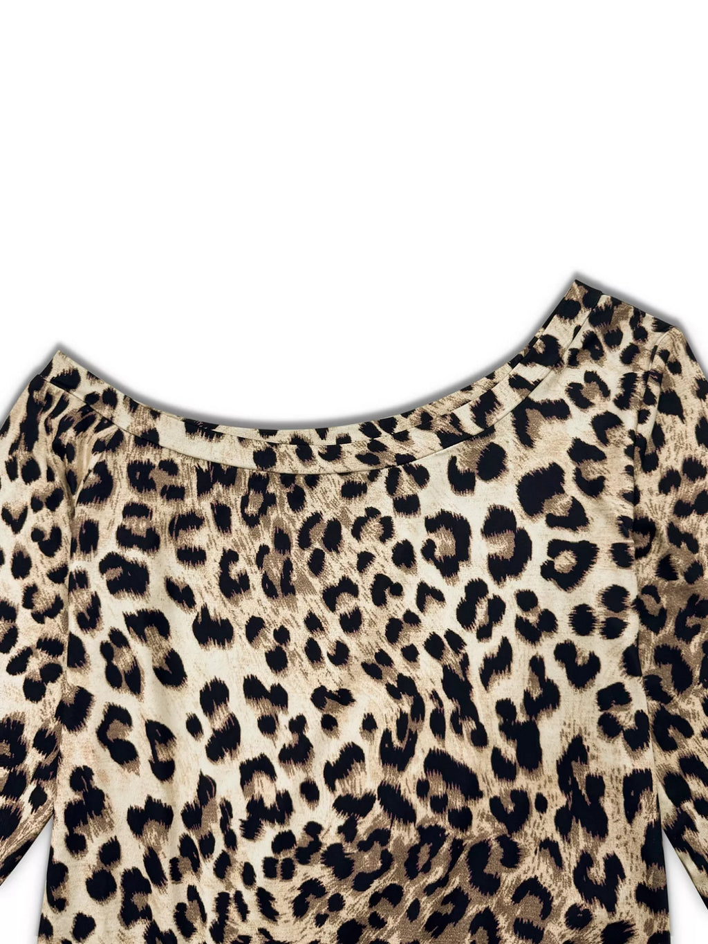 Leopard print one-shoulder top and matching pants set by Simply Love, stylish and trendy for casual or night-out wear.