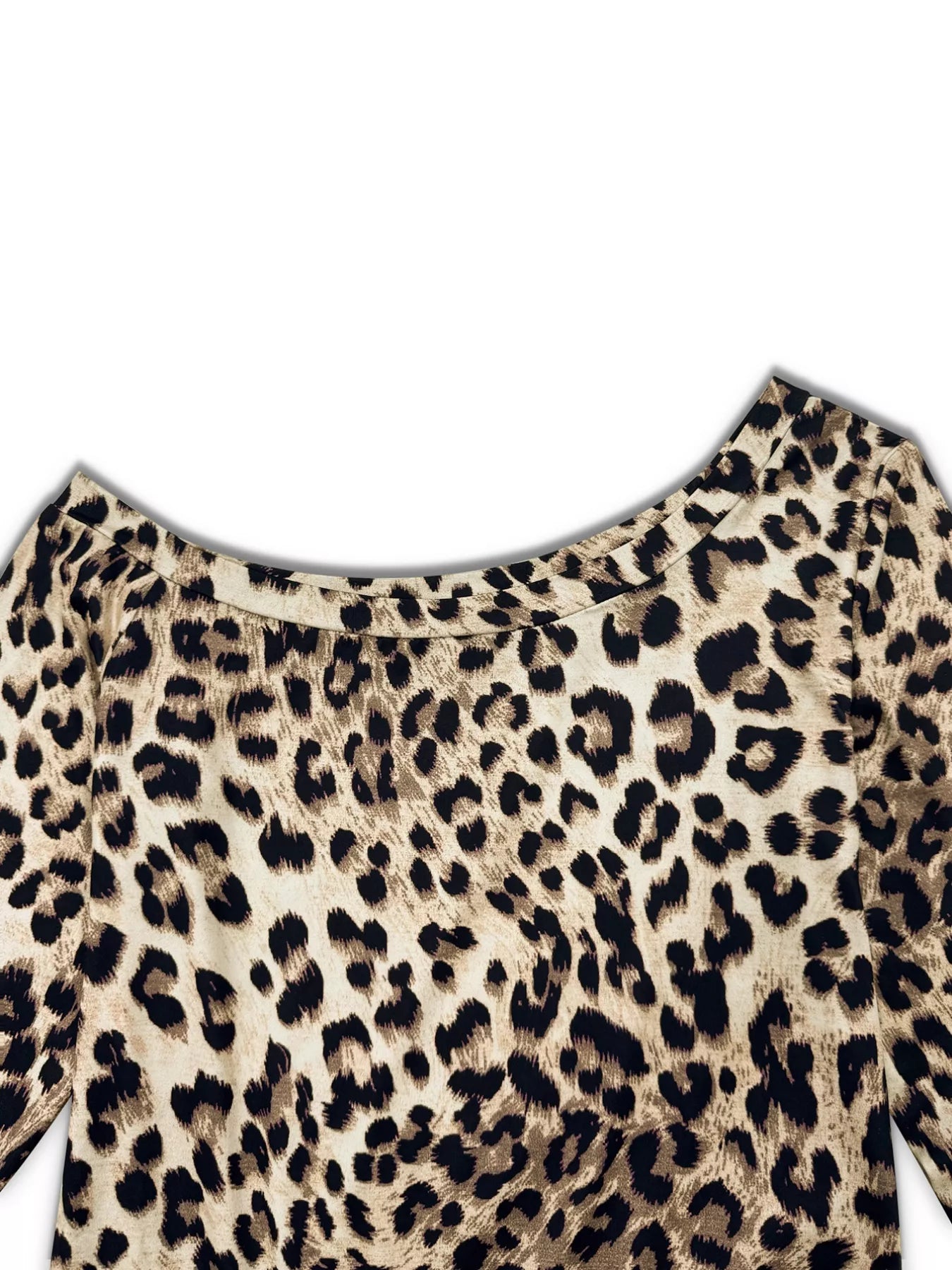 Leopard print one-shoulder top and matching pants set by Simply Love, stylish and trendy for casual or night-out wear.