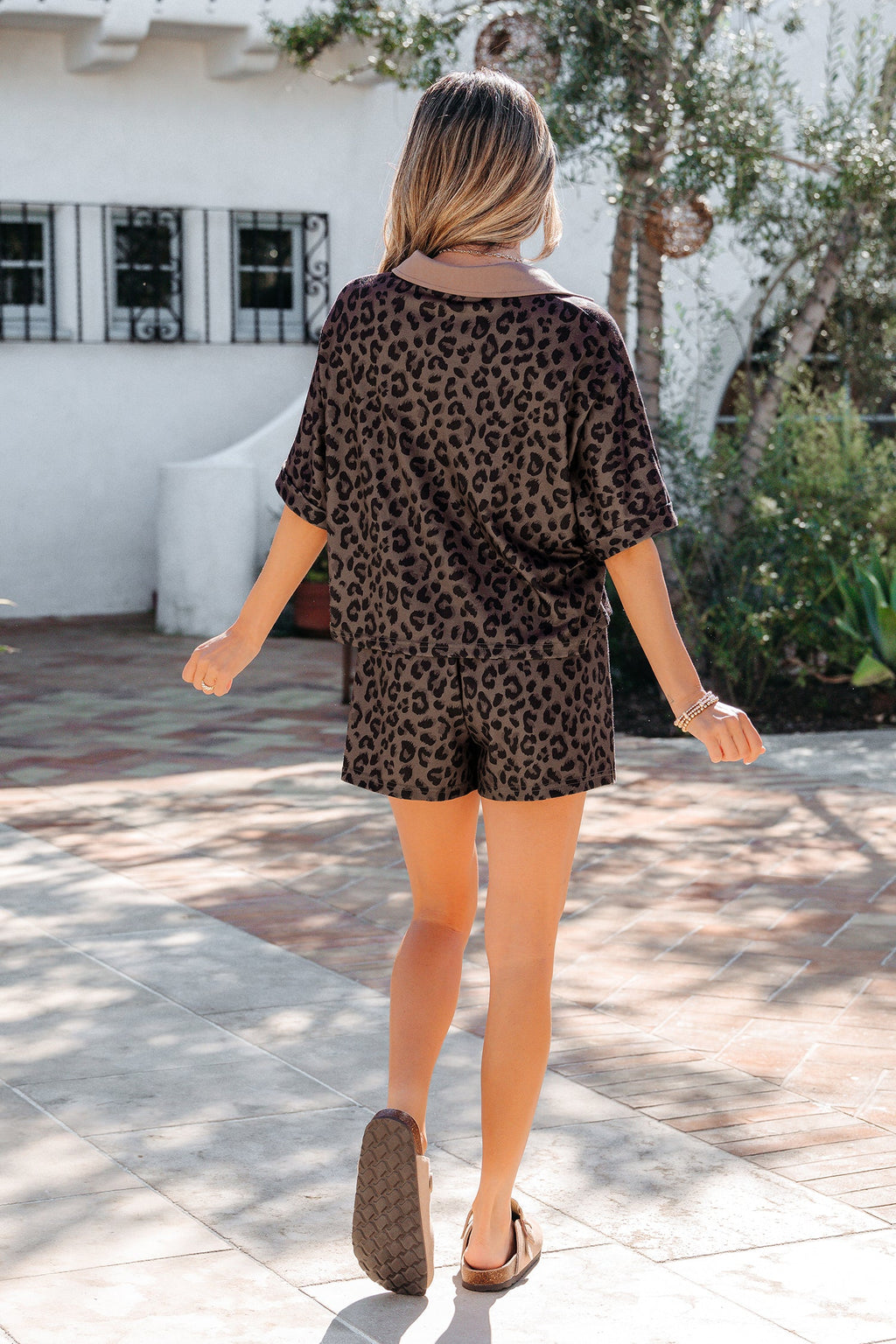 Threaded Pear Emmy Printed 2-piece short set with colorful patterns, lightweight fabric, perfect for casual and stylish summer wear.