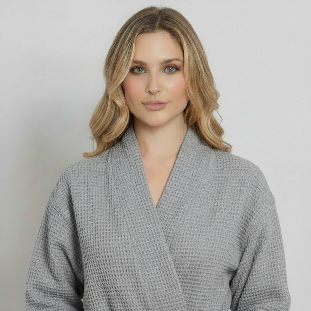 Waffle Robe Womens – Lightweight, Quick-Dry Spa Comfort - Plush Fashion Hub