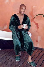 Men’s Robe with Hood – Ultra-Soft Plush Comfort for Everyday Use - Plush Fashion Hub