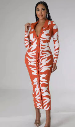 Plus size women's printed fashion dress by Trendy Attic Store01, showcasing a stylish, colorful design perfect for casual wear