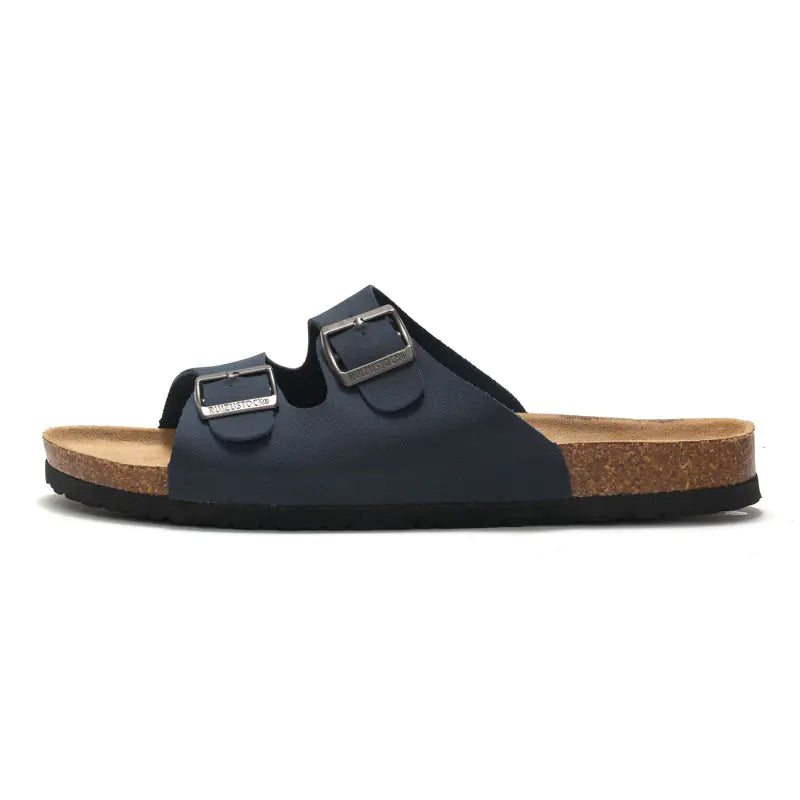 Men's cork slippers from Trendy Attic Store01, featuring comfortable open-toe design and casual slip-on style.