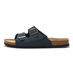 Men's cork slippers from Trendy Attic Store01, featuring comfortable open-toe design and casual slip-on style.