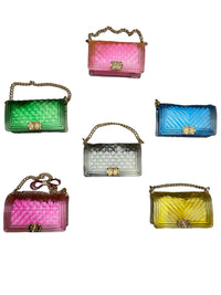 Assorted Transparent Jelly Shoulder Bag The House of Stylez
