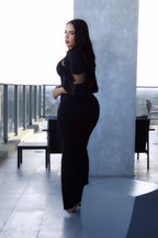 Fasheabe La Mesh Inserted Fashion Jumpsuit, stylish playsuit with mesh details, fitted silhouette, and sleeveless design.