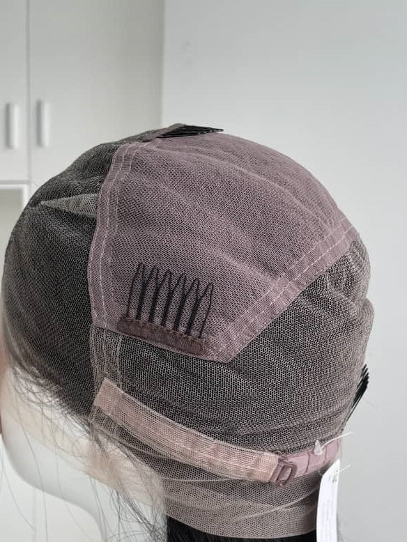 Knotless Braid Wig, Dark Honey Blond, Swiss Full Lace, Glueless - Helen - Plush Fashion Hub