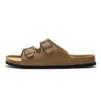 Men's cork slippers and women's beach sandals featuring casual slip-on design and comfortable straps, by Trendy Attic Store01.