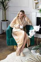 Women's Ultra Soft Plush Bathrobe - Plush Fashion Hub