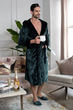 Men’s Robe with Hood – Ultra-Soft Plush Comfort for Everyday Use - Plush Fashion Hub