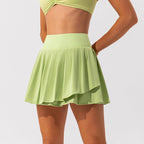 Nude Feel women’s Pilates and yoga activewear set by Plush Fashion Hub, featuring a fitted tank top and matching leggings.