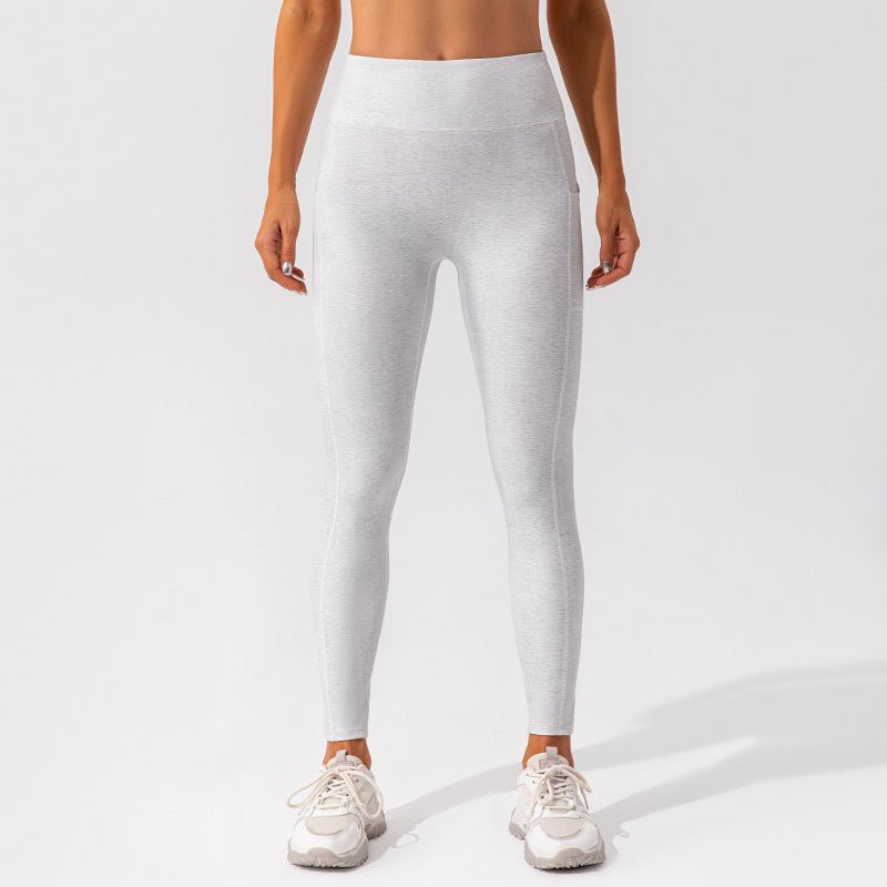 Nude Feel women's Pilates and yoga activewear set featuring a seamless, comfortable fit, ideal for exercise and casual wear.