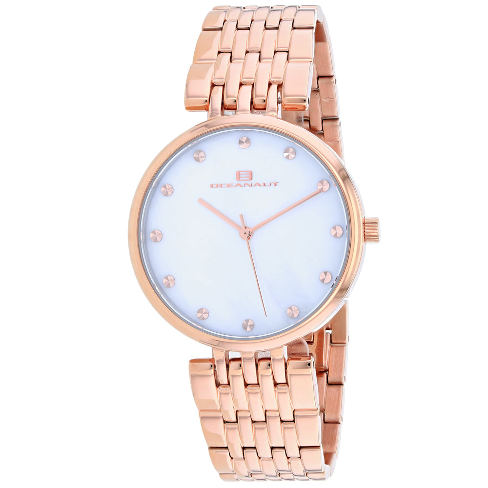 Oceanaut Women's Aerglo Watch with sleek design, silver-tone band, and modern dial, by Plush Fashion Hub.