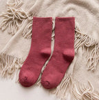 Thick cotton women's thermal socks in cozy autumn and winter wear, designed for warmth and comfort by Trendy Attic Store01.