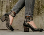 Buckle pointed women's sandals from Trendy Attic Store01, stylish open-toe shoes with ankle buckle strap for women.