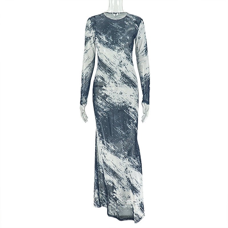 Personality Print Women's straight tube hip skirt by Plush Fashion Hub featuring a unique temperament design and fitted silhouette.