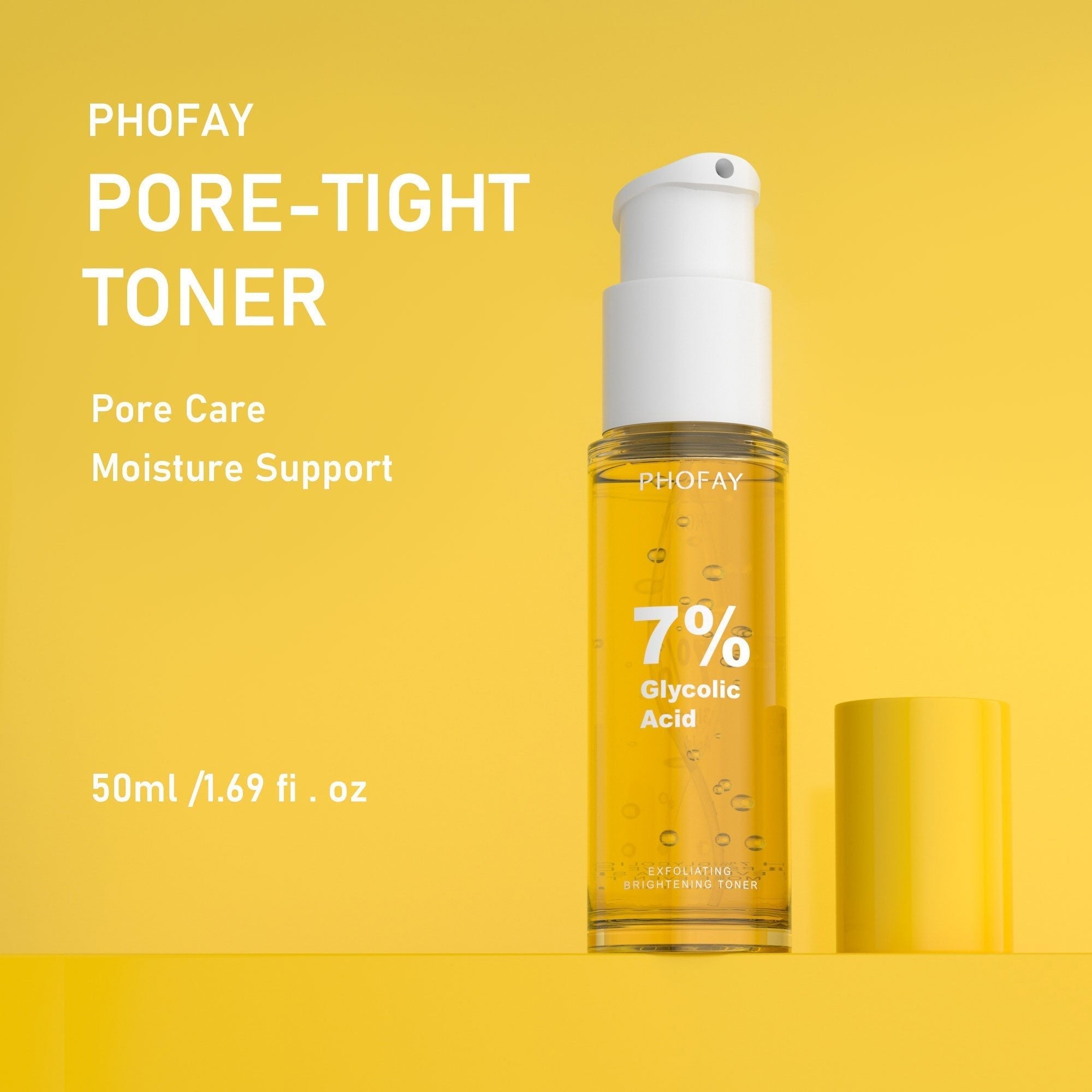 Set of four Phofay exfoliating skincare products by Plush Fashion Hub, featuring scrubs and exfoliators.