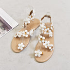 Plus size Roman flat floral pullover slippers by Plush Fashion Hub featuring cozy, floral-patterned fabric and flat slip-on design.