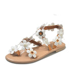 Plus size Roman flat floral pullover slippers by Plush Fashion Hub, featuring colorful floral design and comfortable slip-on style.