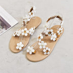 Plus size Roman flat floral pullover slippers by Plush Fashion Hub featuring colorful floral designs and comfortable slip-on style.