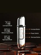 Rechargeable electric foil shaver with digital display, Trendsi professional grooming tool for smooth, precise shaving.