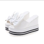 Women's waterproof wedge platform sandals with high heels, featuring stylish straps and a comfortable sole by Trendy Attic Store01.