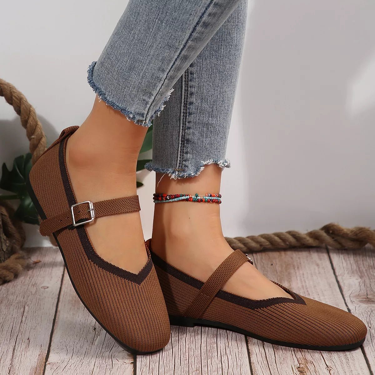 Women's breathable mesh slip-on walking sneakers with round toes and lightweight casual style by Trendsi.