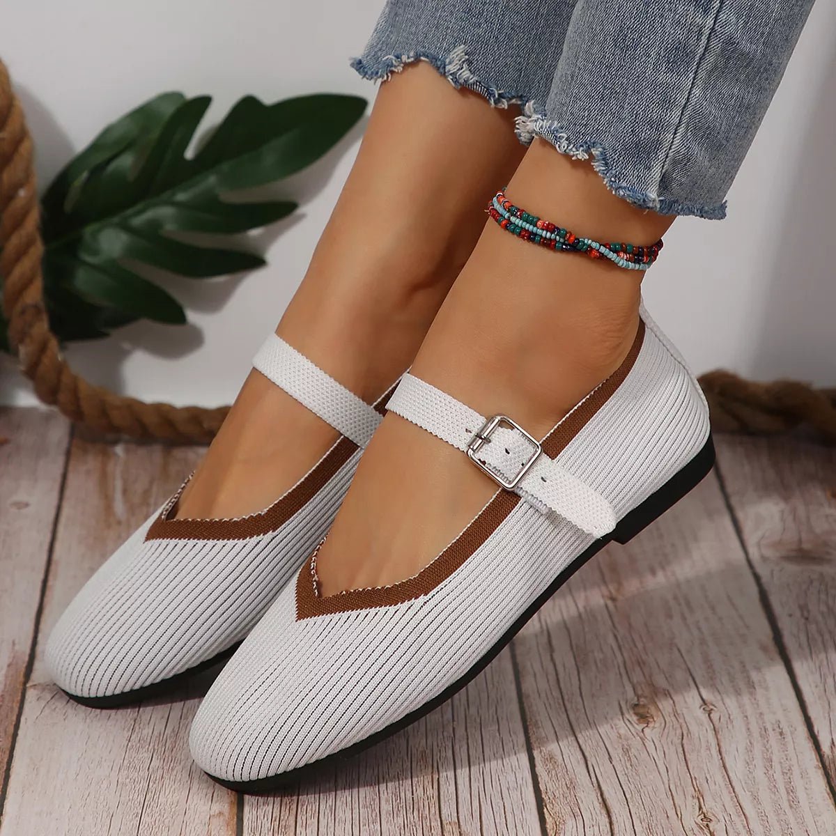 Women's breathable mesh slip-on walking sneakers by Trendsi with round toe and lightweight casual design.