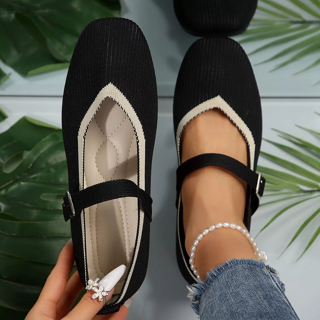 Women's breathable mesh slip-on walking sneakers by Trendsi with round toe design and lightweight casual shoe style.