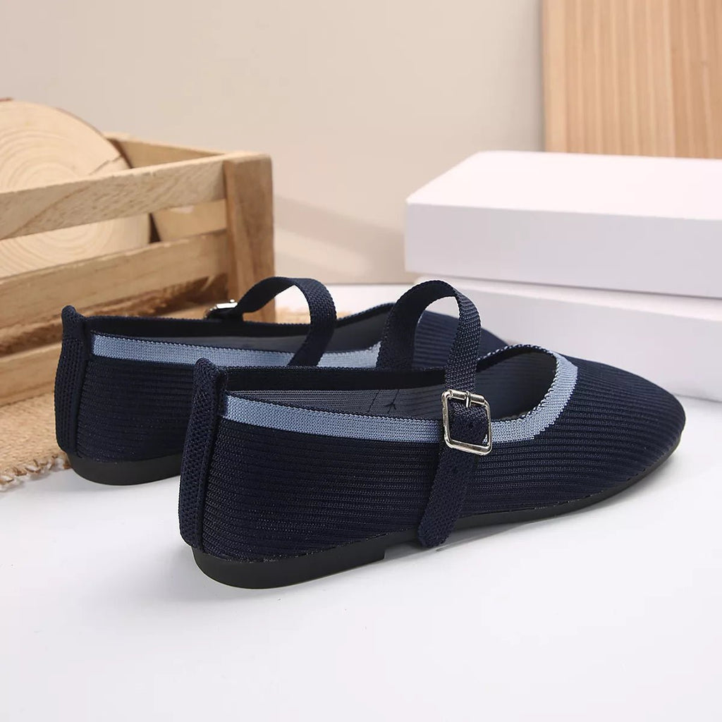 Women's breathable mesh slip-on walking sneakers from Trendsi with round toes and lightweight casual design.