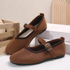 Women's breathable mesh slip-on walking sneakers with round toes, lightweight casual shoes from Trendsi.