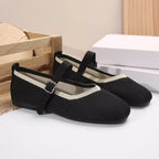 Women's breathable mesh slip-on walking sneakers by Trendsi with round toe design and lightweight casual shoe style.