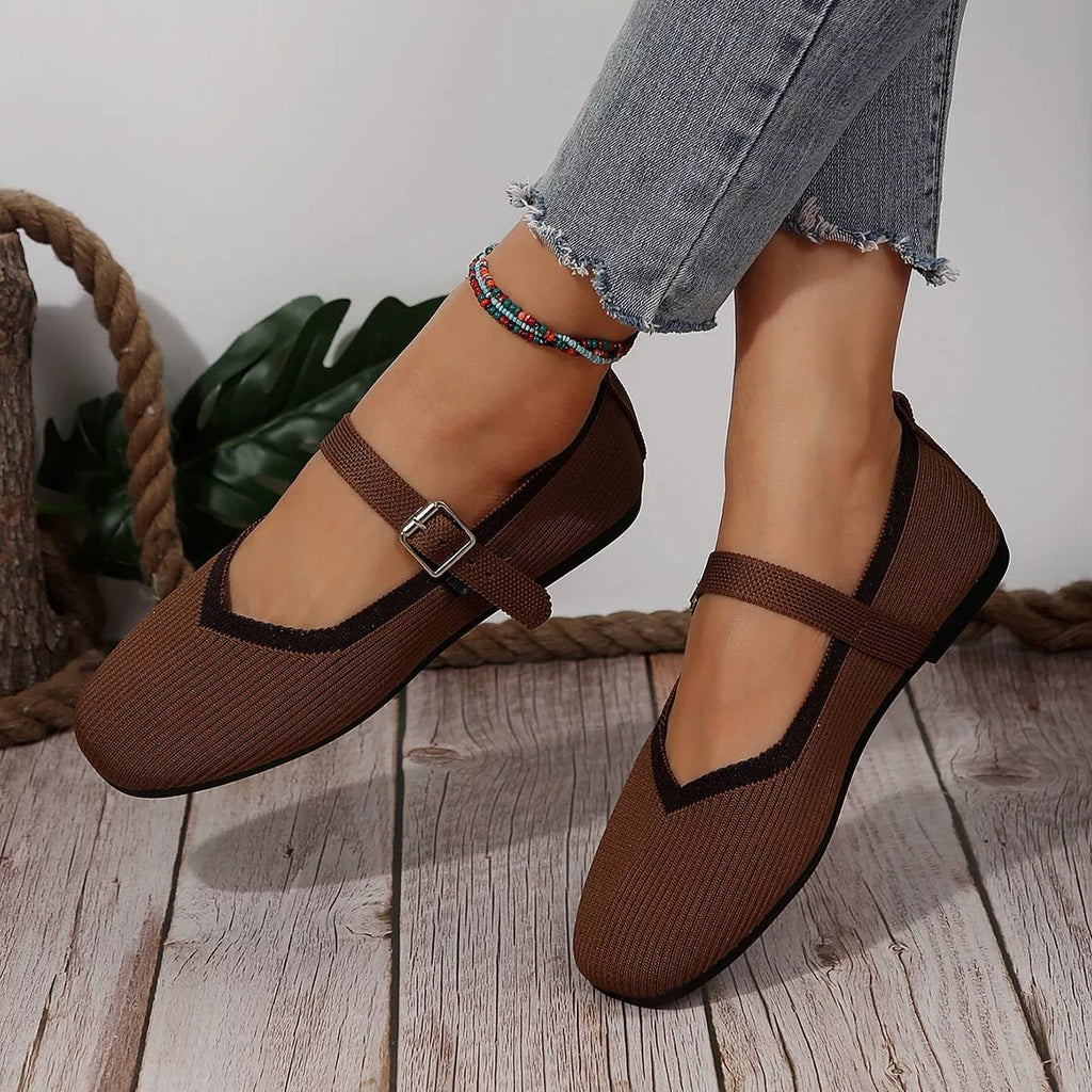 Women's breathable mesh slip-on walking sneakers with round toes and lightweight casual design by Trendsi.