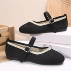Women's breathable mesh slip-on walking sneakers by Trendsi, featuring round toe design and lightweight casual shoe style.