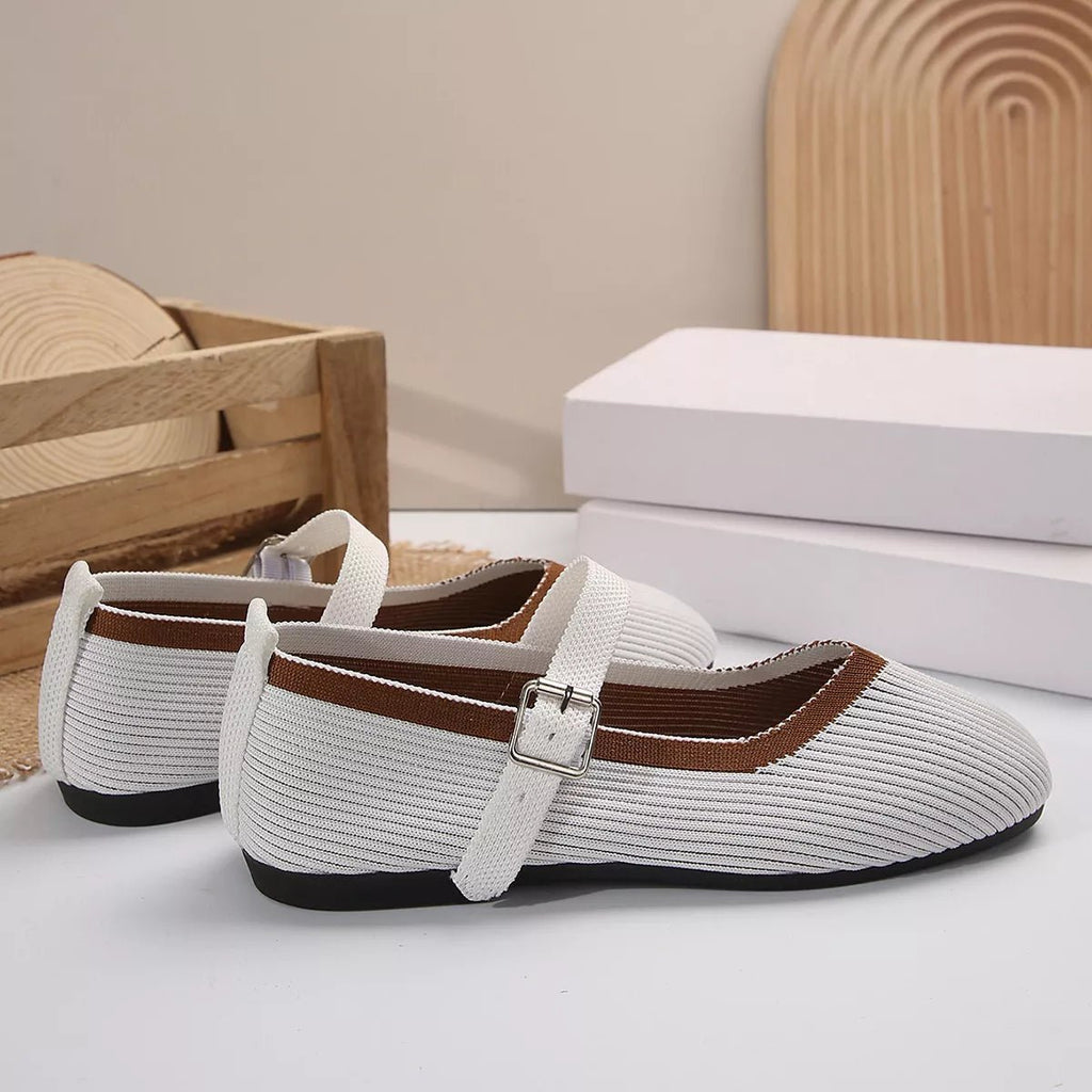 Women's breathable mesh slip-on walking sneakers by Trendsi featuring round-toe design and lightweight casual style.
