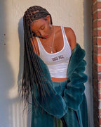 Shade Knotless Braid Wig, Swiss Full Lace, Color 1B, Glueless - Solange - Plush Fashion Hub