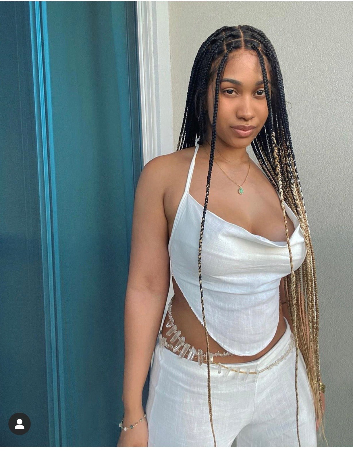 Shade Knotless Wig "Ombre Color" Medium Brown Full Lace - Plush Fashion Hub