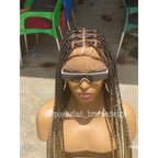 Shade Knotless Wig "Ombre Color" Medium Brown Full Lace - Plush Fashion Hub