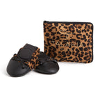 Plush Fashion Hub premium leopard flats shoes with stylish animal print and comfortable slip-on design.