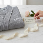 Women’s lightweight waffle piping bathrobe from Plush Fashion Hub, spa-style comfort with soft, textured fabric and cozy fit.