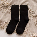 Thick cotton women's thermal socks in cozy autumn and winter style, designed for warmth and comfort by Trendy Attic Store01