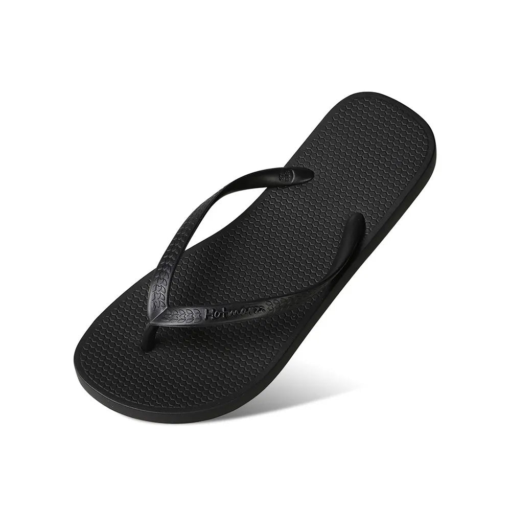 Women's rubber toe post flat sandals by Trendsi, minimalist casual footwear with comfortable flat design and simple style.