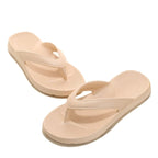 Women's lightweight platform toe post sandals by Trendsi, casual slip-on shoes with comfortable soles and stylish design.