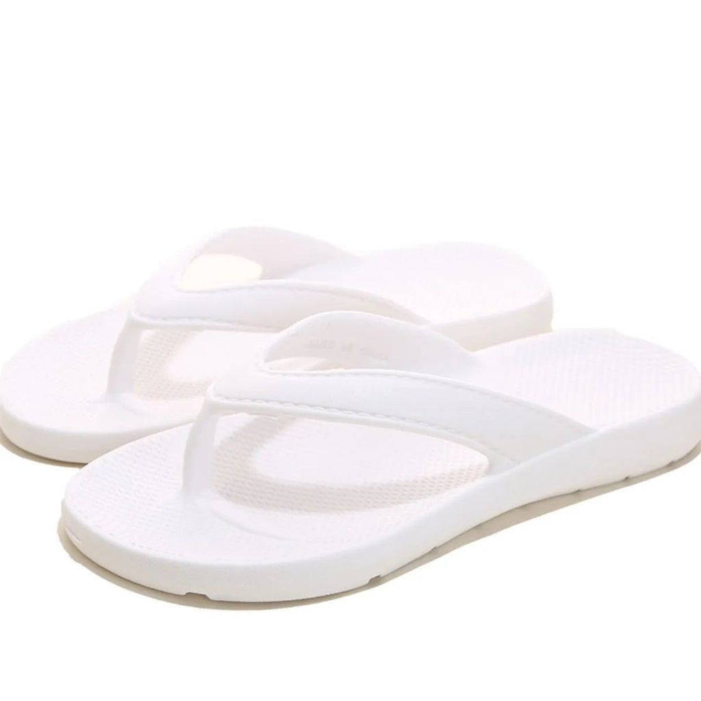 Women's lightweight platform toe-post sandals by Trendsi, featuring casual slip-on design and comfortable everyday wear.