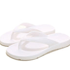 Women's lightweight platform toe-post sandals by Trendsi, featuring casual slip-on design and comfortable everyday wear.