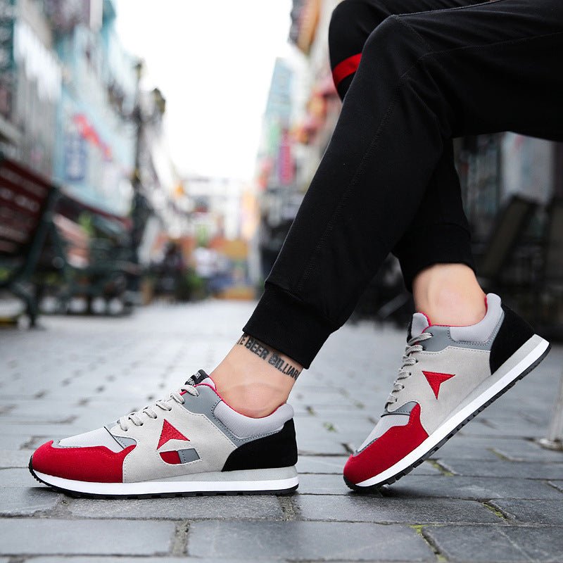 Men's breathable sport casual running shoes by Plush Fashion Hub, featuring lightweight design and stylish athletic footwear.