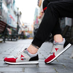 Men's breathable sport casual running shoes by Plush Fashion Hub, featuring lightweight design and stylish athletic footwear.