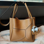 Contrast color basket-style underarm bag by Plush Fashion Hub with shoulder and crossbody straps, stylish and versatile.