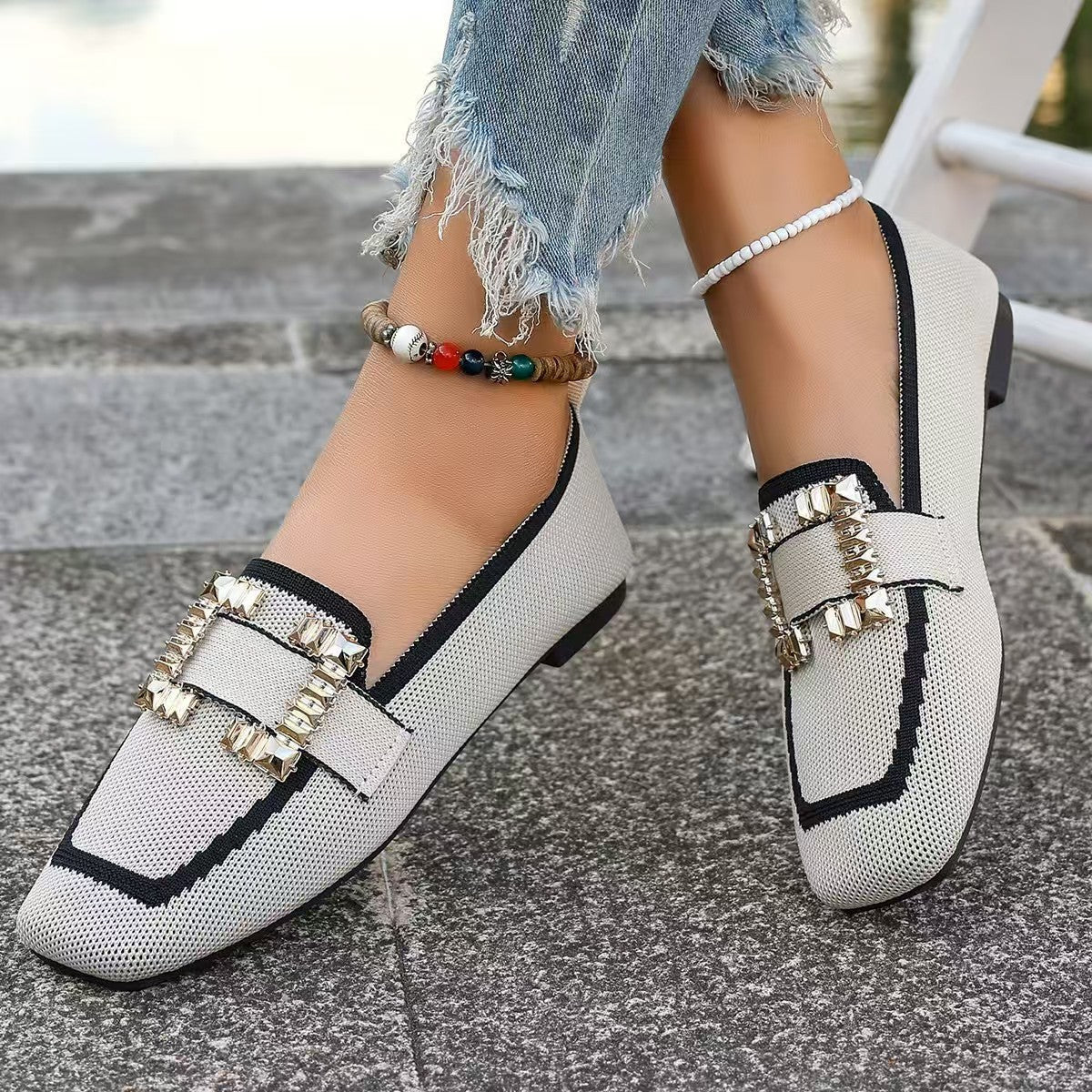Vintage suede round-toe Gommino loafers for women, stylish driving footwear by Plush Fashion Hub.