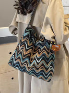 Women’s casual ethnic-style embroidered crossbody shoulder bag by Plush Fashion Hub, featuring intricate embroidery and a stylish design.